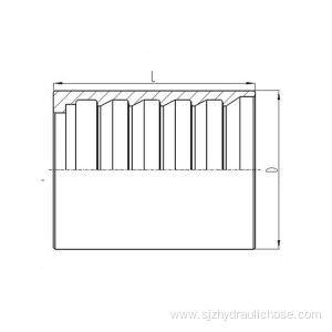 Hydraulic Hose Ferrule 00400